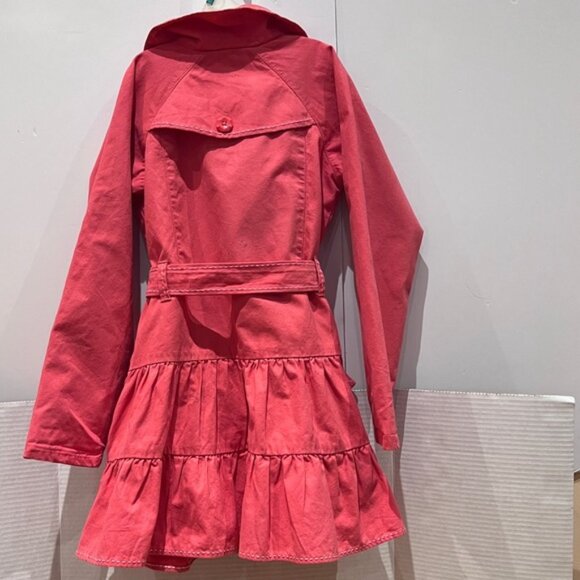 Gymboree Girls trench coat Jacket Size Medium ( 8-10 years old) - Picture 6 of 11